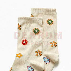 Nouvelle impression florale pour chaussettes unisexes Impression numérique personnalisée pour chaussettes décontractées unisexes à vendre - Product Image 4