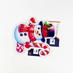 High Quality Customizable <b>Magnetic</b> Handmade Lash Tile <b>Eyelashes</b> New Arrival Christmas Santa Theme Fashionable Wholesale Plastic - Product Image 4