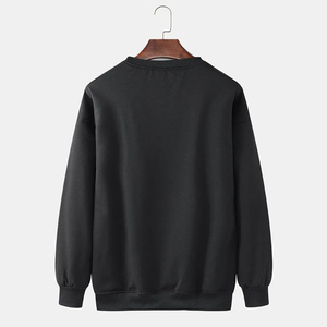 2024 Sweat-shirt à col rond 100% coton avec impression de logo personnalisé de haute qualité pour hommes Sweat-shirt grande taille très respirant - Product Image 2