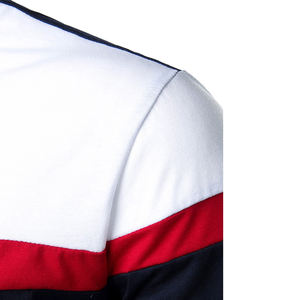 Logotipo bordado personalizado ropa de verano Polo color completo camisetas 100% algodón manga corta en blanco liso camisetas para hombres - Product Image 4