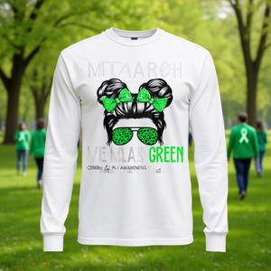 En marzo usamos camisetas verdes de manga larga para la concienciación sobre la parálisis cerebral. - Product Image 3