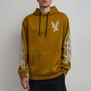 Sweat à capuche d'automne et d'hiver en coton mélangé le plus vendu Streetwear avec logo strass brillant Sweats à capuche imprimés numériques - Product Image 4