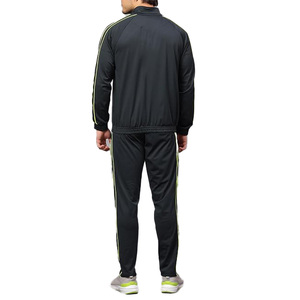 Chándal para hombre 100% poliéster cremallera manga larga logotipo personalizado chándales deportivos para hombre disponibles a granel al por mayor - Product Image 4