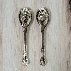 Optimum Quality Stainless Steel <b>Salad</b> <b>Servers</b> Embossed Designer Kitchenware Hotel and Restaurant Kitchen - Product Image 2