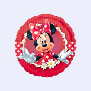 Globo de Aluminio de Minnie Mouse de 43 cm, Decoración para Fiestas, Bolsa de 2 Piezas - Product Image 4