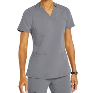 Venta al por mayor de alta calidad Scrub enfermera Jogger estiramiento Scrub traje médico uniformes conjuntos de moda uniformes de enfermería para mujer - Product Image 4
