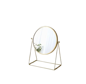 Espejo de maquillaje con acabado mate moderno, redondo, portátil, decorativo para el hogar, fácil, elegante, espejo de escritorio para mujer, precios superventas - Product Image 6