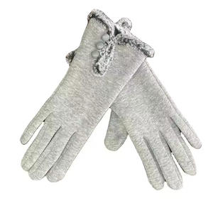 Gants d'équitation d'hiver pour femmes Gants d'hiver en velours épais pour écran tactile froid et coupe-vent - Product Image 1