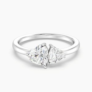 Bague double cœur Toi et Moi - Product Image 3