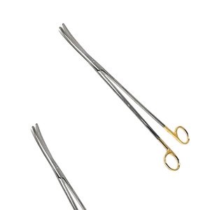 Tijeras Metzenbaum, instrumentos quirúrgicos curvos manuales de acero inoxidable, longitud de 200mm/250mm, fabricante certificado CE, Pakistán - Product Image 1