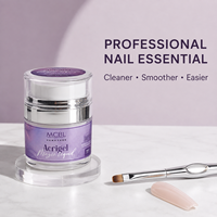 Gel de sculpture professionnel pour ongles, liquide de modelage 50ml, sans HEMA ni TPO, solution de contrôle facile avec pinceau pour usage en salon