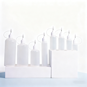 Rỗng rõ ràng PE nhựa ống nhỏ giọt kim <span class=keywords><strong>tip</strong></span> keo chai 3ml 5ml 10ml 30ml 60ml 100ml 120ml bóp Applicator cho chất lỏng - Product Image 3
