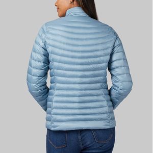 OEM Designed High Quality Women's Stand Collar Puffer <b>Jacket</b> Breathable Knitted <b>Long</b> Street Wear Dyed Pakistan Winter Low Price - Product Image 6