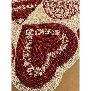 <b>Beaded</b> <b>Placemat</b> Handmade Round Charger for Luxury Dining & Holiday Decor Unique Piece Handmade <b>Beaded</b>, <b>Placemat</b>, Housewarming - Product Image 2