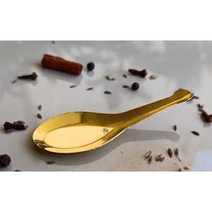 Cuchara de latón y oro para especias, para almacenar condimentos y especias, herramienta duradera para caja de especias doméstica - Product Image 3
