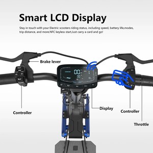 Scooter Eléctrico de Doble Motor 5000W, 50MPH, 55 Mi, Todoterreno, Arranque NFC, Control por Aplicación, 25AH - Product Image 4