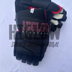 Guantes de Hockey sobre Hielo Profesionales de Alta Calidad con Logotipo Personalizado, Color Personalizado, Dedos Completos, HI-GLOW SPORTS INTERNATIONAL, Cuero y Fibra de Carbono - Product Image 6