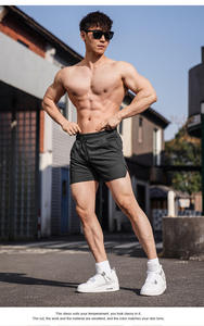 Pantalones Cortos Deportivos Colorblock para Hombre, de Secado Rápido, Transpirables, de Malla, para Correr y Entrenar en Verano - Product Image 6