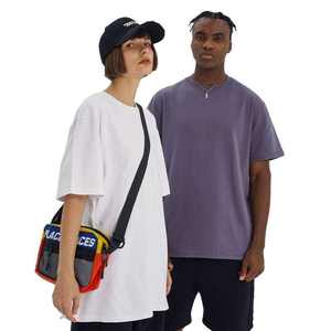 Tallas grandes Drop Shoulder 100% Heavy Cotton Street Wear Camiseta de lujo de alta calidad con camiseta personalizada Lisa para hombres - Product Image 1