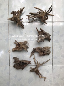 Decoración de Acuario de Primera Calidad, Madera Natural Ligeramente Flotante y Acero Inoxidable, Forma Irregular, Hecho en Vietnam - Product Image 2