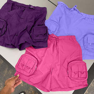 Pantalones Cortos Cargo para Hombre, Shorts de Poliéster de Gran Tamaño de Alta Calidad con Logotipo Personalizado y Bolsillo con Cremallera - Product Image 5