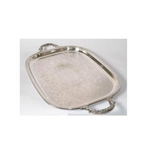 ถาดเสิร์ฟอาหารสแตนเลสคุณภาพพิเศษ ถาดเสิร์ฟอาหารบนโต๊ะดีไซน์แฟนซี โดย Indian Metal World - Product Image 1