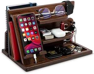 แท่นวางโทรศัพท์ไม้พรีเมียม |   ไม้ธรรมชาติ |   ราคาโรงงาน OEM/ODM - Product Image 2