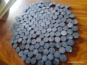 Botones de Cuerno de Búfalo Natural de Alta Calidad TIMELESS CRAFT, Lentejuelas Decorativas |   Jeans Ecológicos con Estampado Cuadrado - Product Image 4