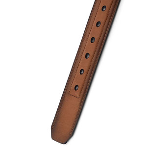 Cinturón de Cuero Vacuno Genuino Vintage de Lujo para Hombre, Talla Única Ajustable, Estilo Casual con Hebilla de Aleación - Product Image 6