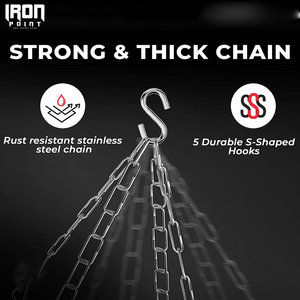 Sac de frappe lourd de Muay Thai avec logo personnalisé IRON PUNCH INDUSTRIES pour l'entraînement de boxe MMA, matériau PVC/PU, remplissage de sable, couleur personnalisée - Product Image 5