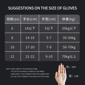 Ew Pro Gants de boxe en cuir de haute qualité 8oz pour femmes hommes sacs de sable d'entraînement pour Muay Thai Combat Kickboxing Fight Training - Product Image 3