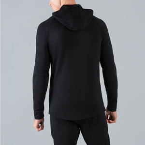 Sweat à capuche surdimensionné à manches longues pour hommes 100% coton confortable pull avec motif brodé et poches pour l'hiver - Product Image 5