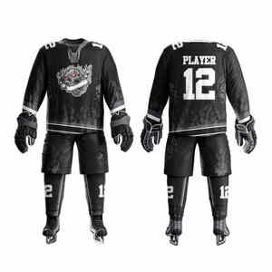 2024 dernière conception taille personnalisée hommes uniforme de Hockey sur glace à vendre/prix raisonnable hommes uniforme de Hockey sur glace - Product Image 2