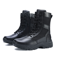 Bottes tactiques de désert montantes pour hommes, légères, chaudes, antidérapantes, avec fermeture éclair, pour l'extérieur, vente en gros