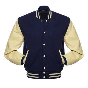 Veste d'université en cuir de laine personnalisable, couleurs unies avec col à capuche, meilleur design de logo, taille plus, état neuf, fabricant - Product Image 6