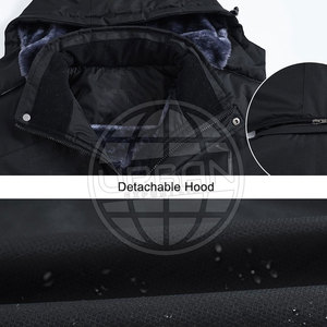 Chaqueta de senderismo al aire libre con revestimiento duradero para mujer, impermeable a prueba de viento con cuello levantado para senderos y mochileros - Product Image 5