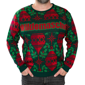 เสื้อไหมพรมถักลายคริสต์มาส ผ้าอะคริลิก ระบายอากาศ ไม่หดตัว คุณภาพสูง สวมใส่สบาย เหมาะสำหรับฤดูหนาว แบบสวมหัว สำหรับผู้ชายและผู้หญิง  รับสั่งทำตามแบบ - Product Image 1