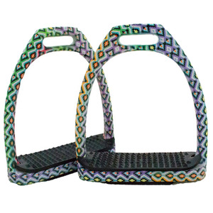 Producto ecuestre de alta calidad, estribos ingleses con recubrimiento en polvo de alta gama para caballos - Product Image 1