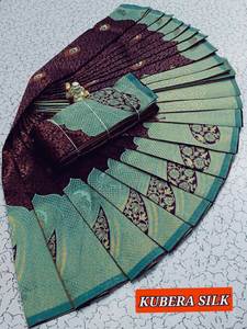 Hermoso sari con diseño de putta en todo el cuerpo con un rico diseño pallu - Product Image 4