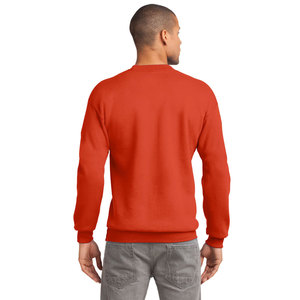 Sweat-shirt à manches longues surdimensionné pour hommes Vente en gros à la mode High Street couleur personnalisée logo basique 100% coton - Product Image 2