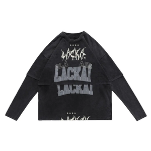 Wholesale Custom Design and logo Stylish <b>V</b>-<b>neck</b> Full Sleeve <b>T</b>-<b>shirts</b> <b>for</b> <b>Men</b> - Product Image 1