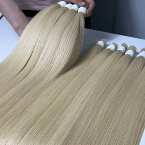 Vente en gros #60 en vrac de cheveux humains du Vietnam vierge cuticule alignée lâche vague naturelle profonde style fournisseur de cheveux de qualité - Product Image 1