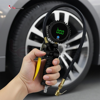 Manómetro Digital para Neumáticos Lematec LE-H805 5-230 PSI con Pantalla LED y Manguera de 60cm para Vehículos
