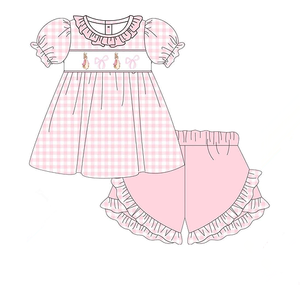 Set di <span class=keywords><strong>abbigliamento</strong></span> Plaid per bambine con volant - Product Image 2