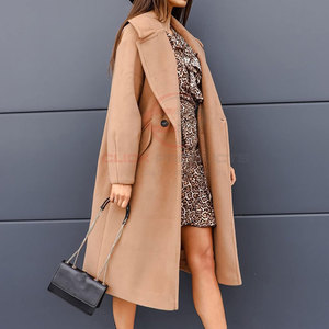 เสื้อโค้ทยาวของผู้หญิงเสื้อคลุมยาวสไตล์สตรีท, เสื้อโค้ทตัวยาวแบบลำลองระบายอากาศได้ดีดีไซน์เป็นเอกลักษณ์ใหม่2024 - Product Image 3