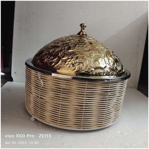 Guisos seguros para alimentos de acero inoxidable 304 de la mejor calidad, plato calentador de alimentos de alta venta, olla caliente para servir para el hogar y los restaurantes - Product Image 3