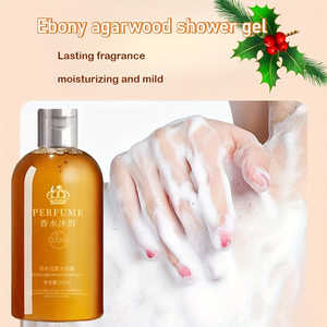 Gel de Baño de Lujo Elegante, Gel de Ducha Perfumado Negro Dorado, Fragancia Herbal de Larga Duración, Jabón Corporal Hidratante con Glicerina - Product Image 5