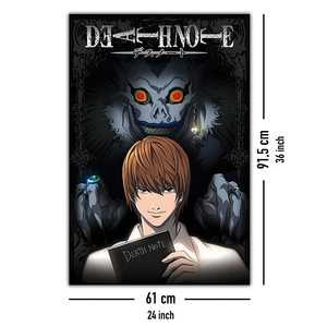 Póster de Death Note de Estilo Moderno 'From the Shadows' en Lienzo con Marco Negro para Decoración de Pared - Product Image 4