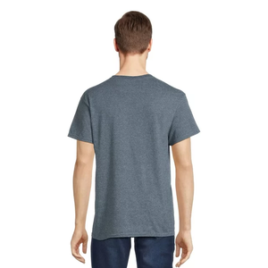 T-shirts imprimés pour hommes grande taille 100% coton Design élégant à col rond et coupe ajustée en tissu tricoté à la mode du Bangladesh - Product Image 3