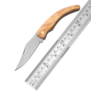 Vente en gros personnalisé de haute qualité OEM ODM Service japonais en acier Damas lame à pointe de goutte couteau à manche complet olive - Product Image 4